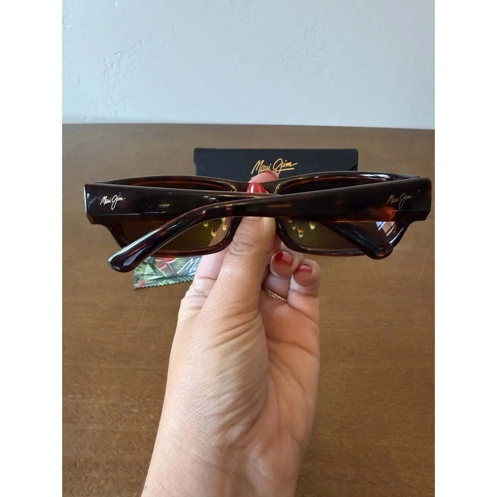 Maui Jim Stingray Tortoise Frame Sunglasses NEW Polarized Lenses H103-10 $289